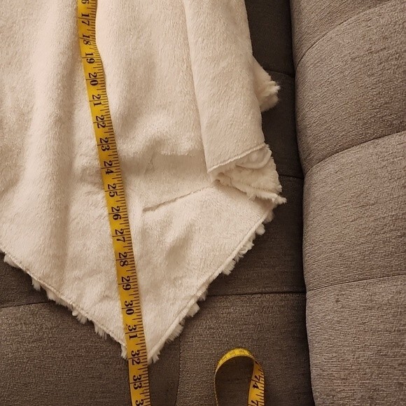 Adrienne Landau Faux Fur Water Fall Open Front Coat Size 1X NWT - Picture 14 of 16